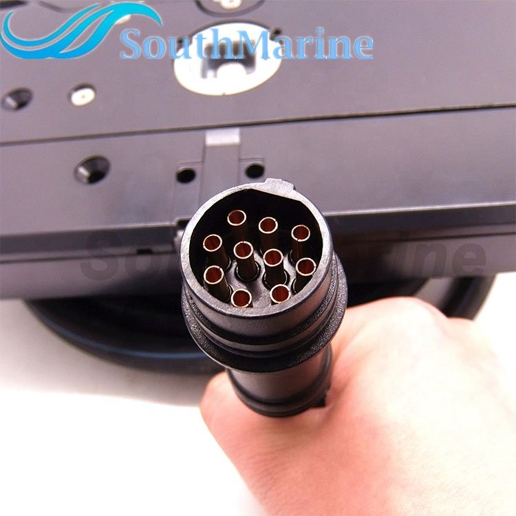 Boat Engines 703-48207-22-00 Side Mount Remote Control Throttle Shift Box for Yamaha Outboard Engine 10 Pin, Right Hand