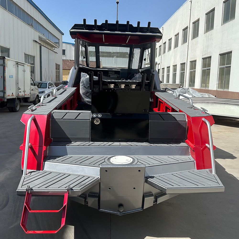 Fishing Boat Sport Yacht 19ft Small Center Console Boat Dual Engine Yacht Manufacturer 60-90HP Aluminium Boat Sea