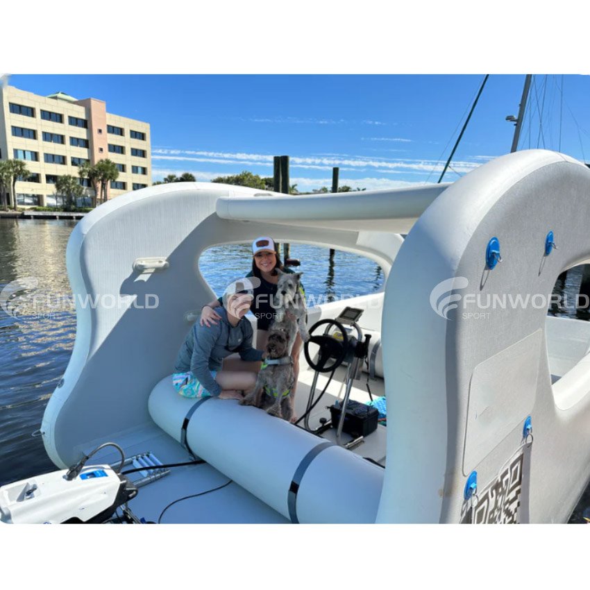 Commercial Factory Outdoor Party Boat Water Fishing Boat Pvc Durable Inflatable Electric Boat for Sale