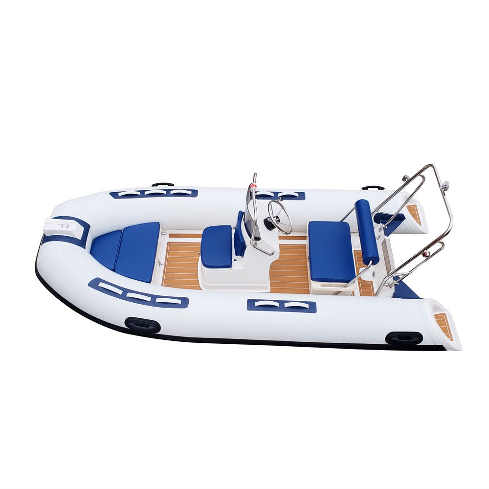 RIB 3.9m Inflatable Boat Fiberglass Hull Center Console for Sale