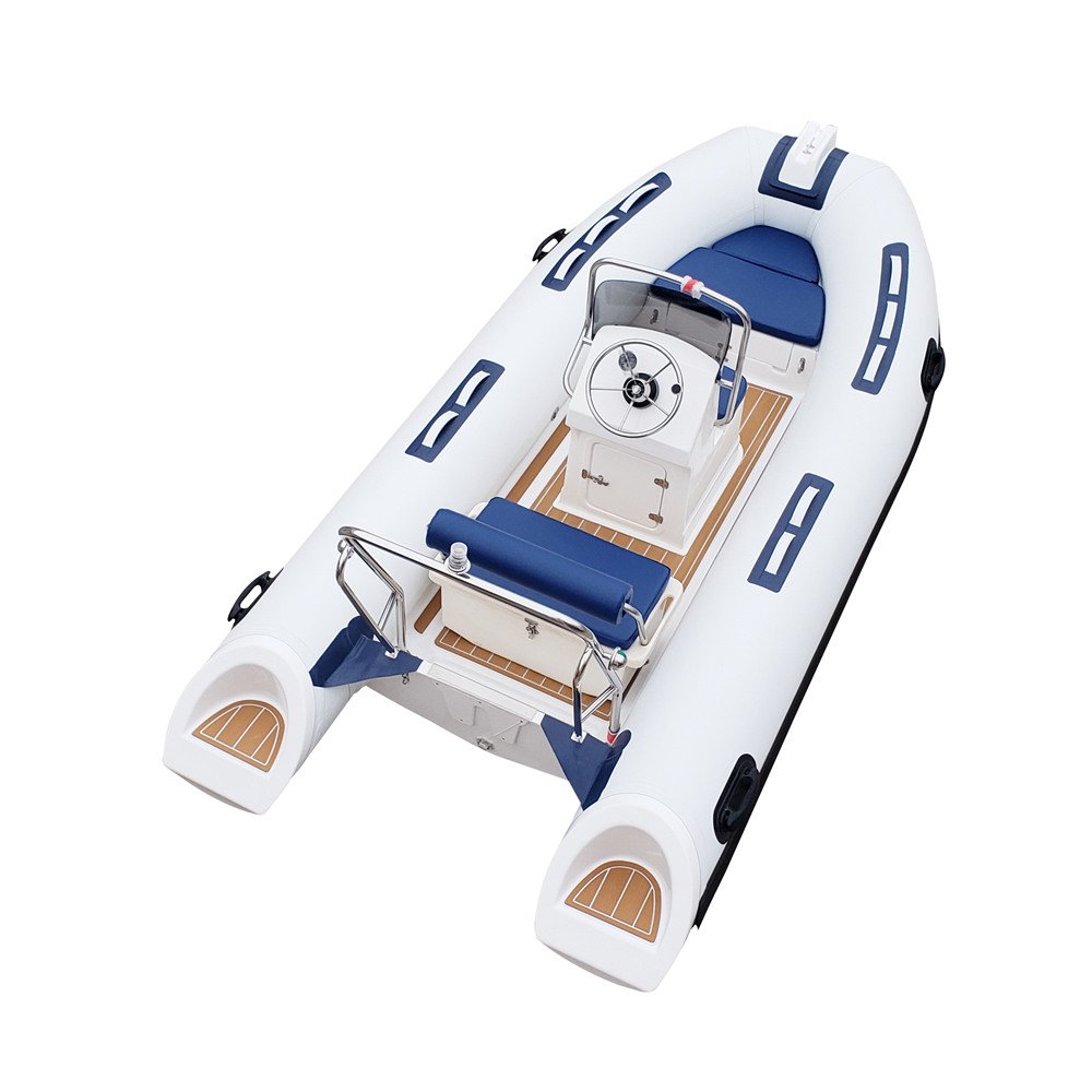 RIB 3.9m Inflatable Boat Fiberglass Hull Center Console for Sale