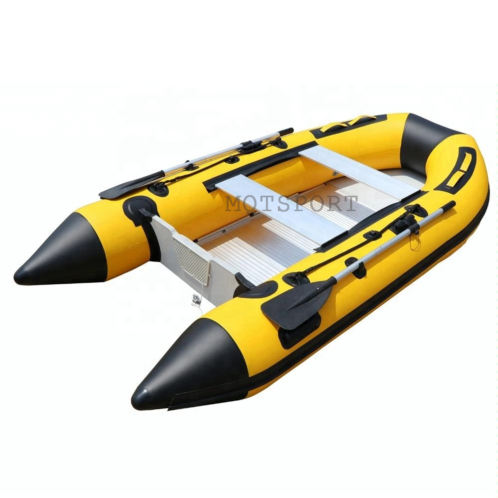 2023 Latest Design China Factory Wholesale Inflatable Boat PVC/ Hypalon Boat for Fishing, Rowing, Racing with Outboard Engine