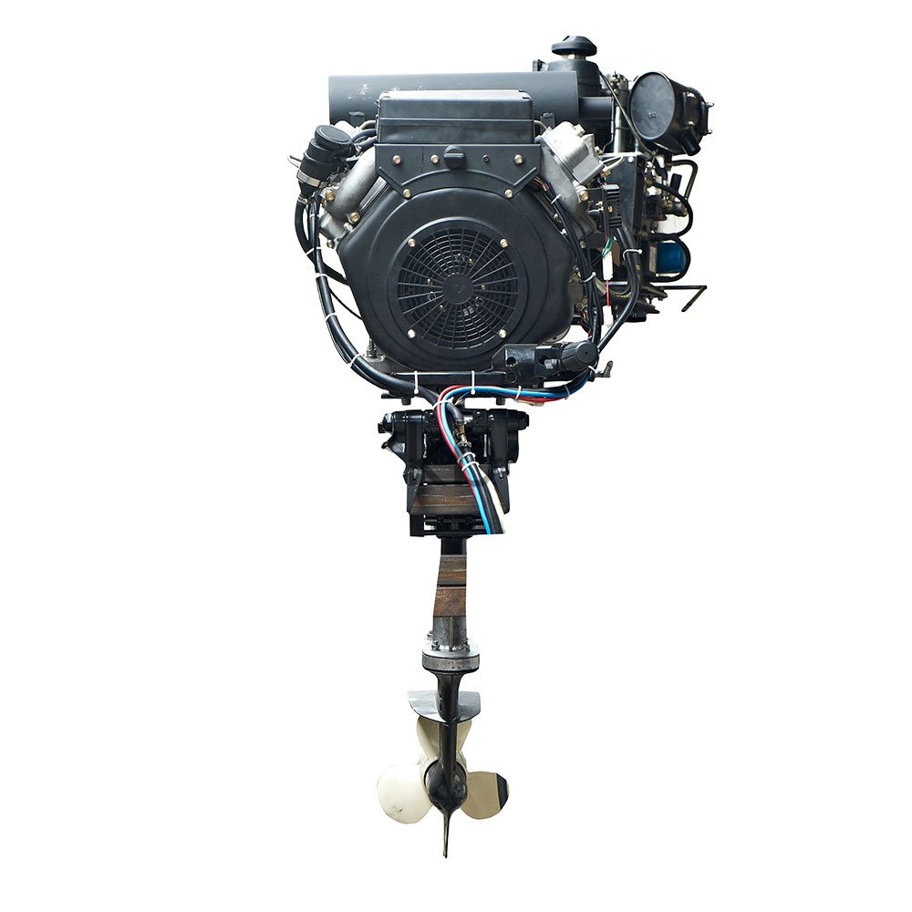 Hot Sales 4-Stroke 30Hp Two-Cylinder Air-Cooled Diesel Outboard Boat Engine New Condition with Electric Start Cheap Price