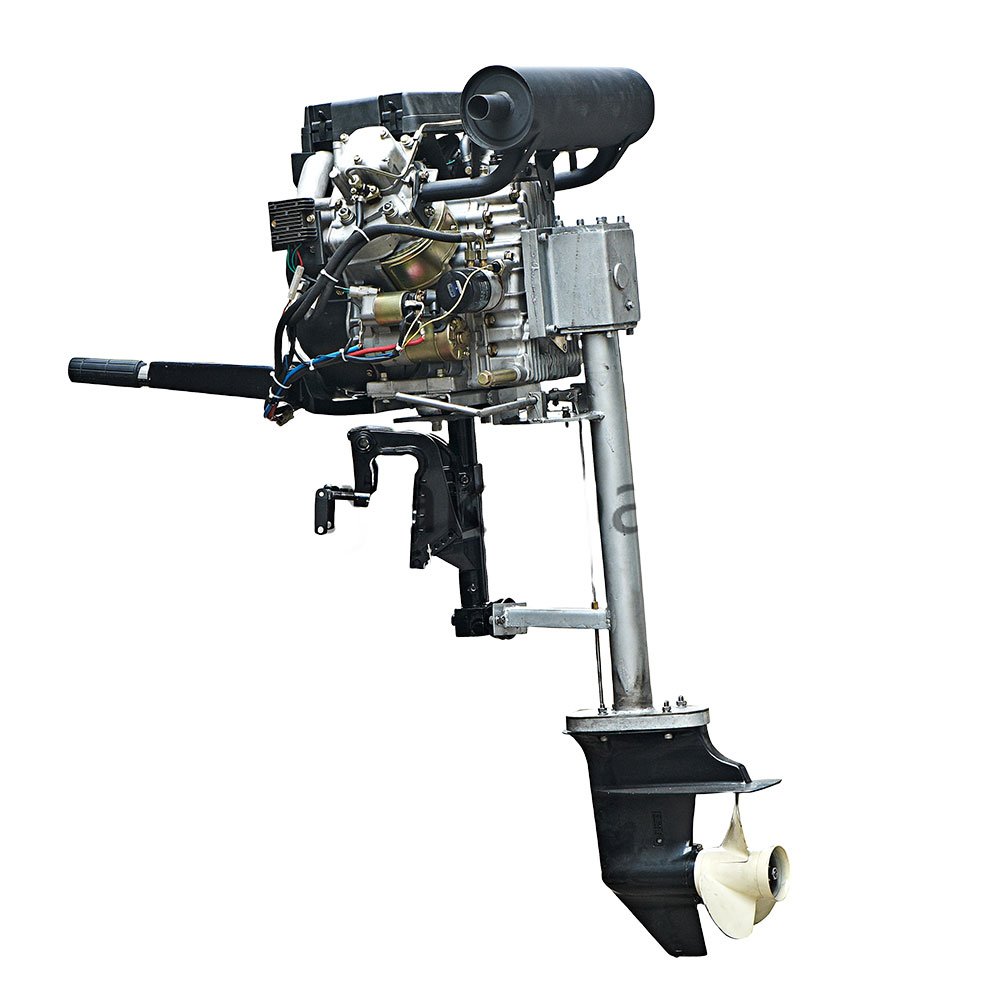 Hot Sales 4-Stroke 30Hp Two-Cylinder Air-Cooled Diesel Outboard Boat Engine New Condition with Electric Start Cheap Price