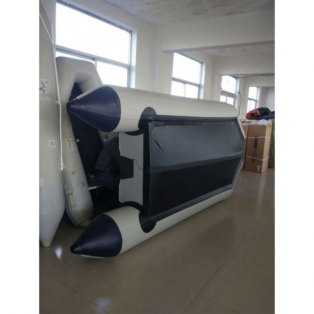 10 ft Inflatable Boat Inflatable Pontoon Dinghy Raft Tender Boat