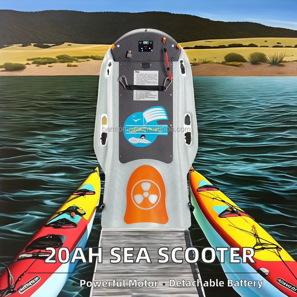 20Ah Removable Battery Underwater Sea Scooter Booster Cheap Rush Wave Boat Portable Aluminium Jet Mini Electric Boats