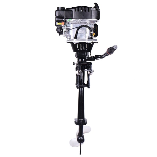 For HANGKAI 4-Stroke 5HP 123CC Air Cooled Outboard Motor New Condition CDI Ignition System Gasoline Fuel for Fishing Boat Engine