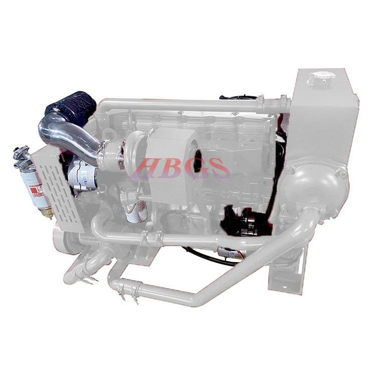 For Cummins QSB6.7-M400 Marine diesel Engine Boat Engine with Cooling System