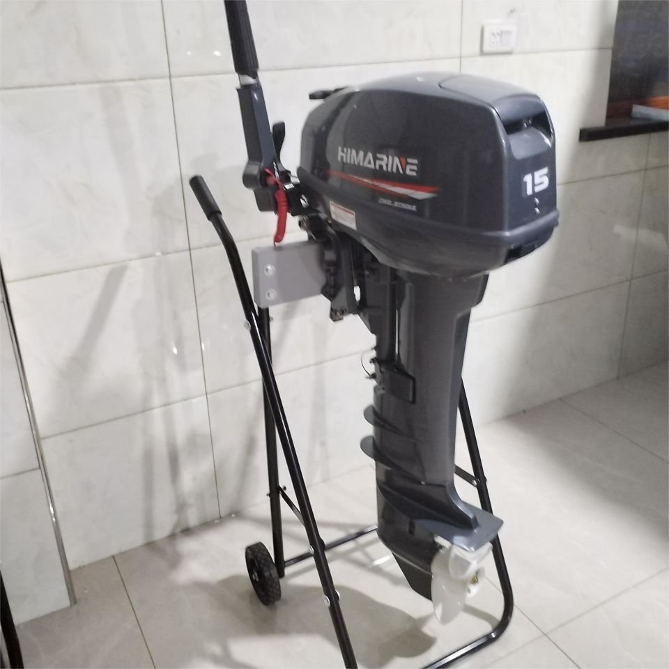 Himarine 2 Stroke 15HP Outboard Motor Boat Engine Like Yamaha 15FMH Outboard Engine 63V