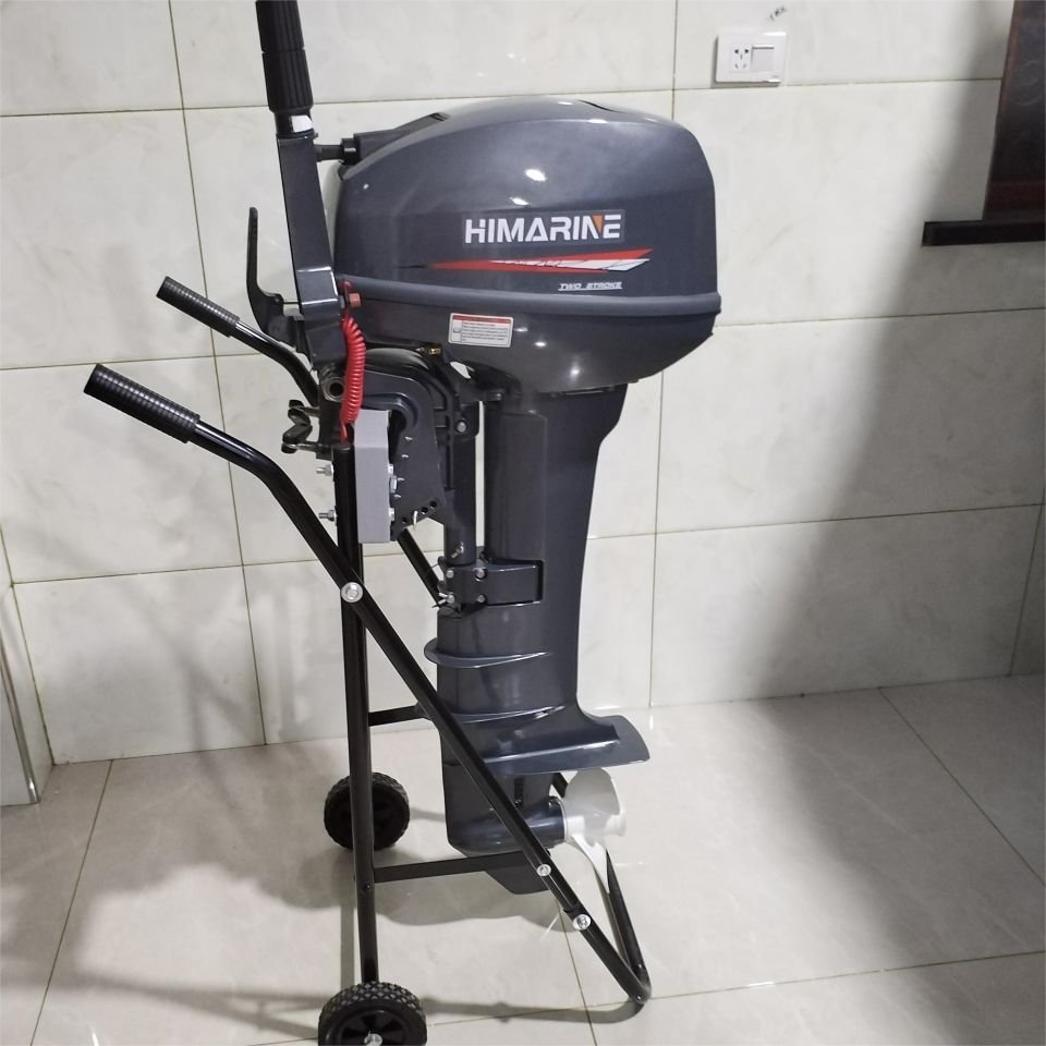 Himarine 2 Stroke 15HP Outboard Motor Boat Engine Like Yamaha 15FMH Outboard Engine 63V