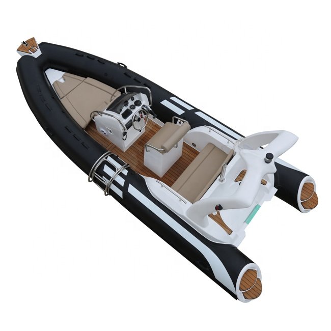 5.8m/119ft Speed Boat Patrol Rib Boat PVC Fiberglass Hypalon-Combo Set With Engine for Outdoor Use for Sale