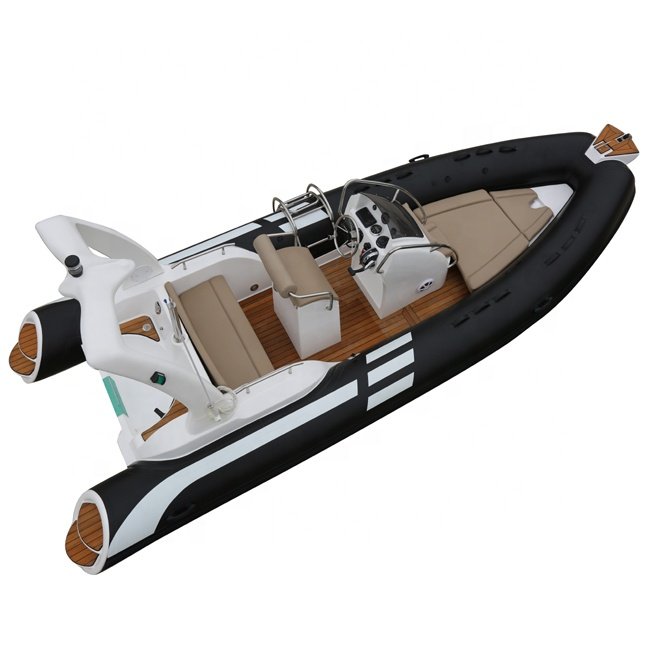 5.8m/119ft Speed Boat Patrol Rib Boat PVC Fiberglass Hypalon-Combo Set With Engine for Outdoor Use for Sale