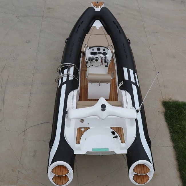 5.8m/119ft Speed Boat Patrol Rib Boat PVC Fiberglass Hypalon-Combo Set With Engine for Outdoor Use for Sale