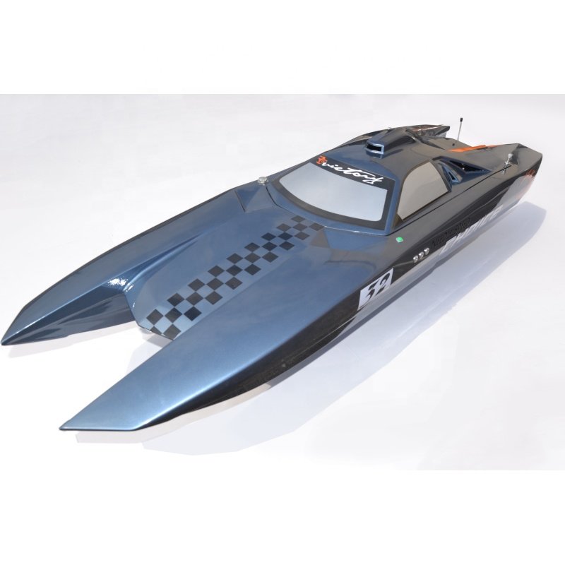 49'' FiberGlass 30cc Nitro Engine G30K Raptor Hydro High Speed Racing Gasoline RC Boat ARTR Hobby Boat