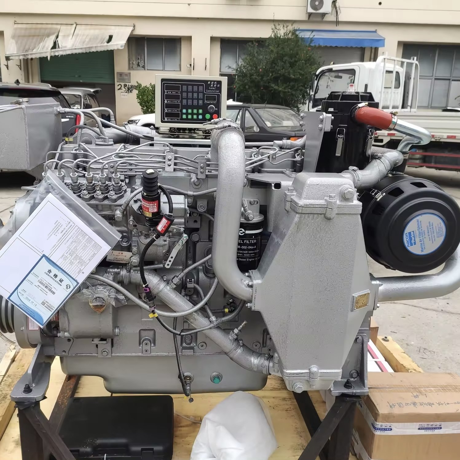 Original China Cummins DDEC Brand 6 Cylinders 8.3L 220hp Pushing Boat Marine Diesel Motor Engine 6CTA8.3-M220