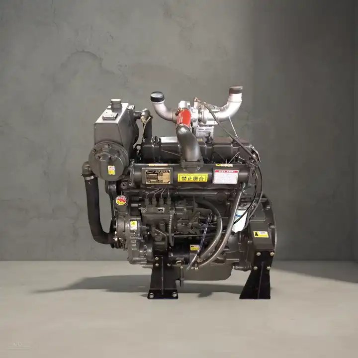 4 Cylinder 90HP Marine Diesel Engine with Water-Cooled Boat Gearbox Advance 40A Industrial Usage 3000rpm Speed