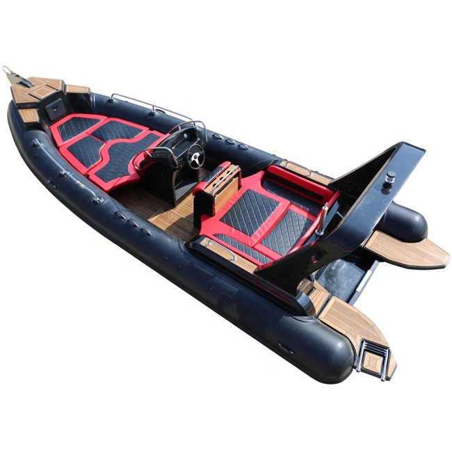 CE 7m 23.3ft Luxury RIB Hypalon Inflatable Fishing Rowing Boat with 200HP Engine