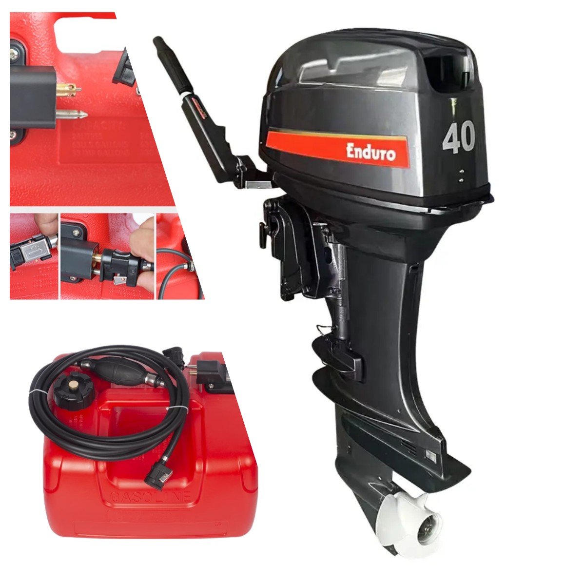 40HP 2 Stroke Boat Engine Outboard Motors 100% Compatible With Yamaha