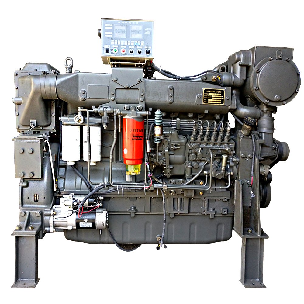 250hp 350hp 400hp 450hp 500hp 550hp Weichai Marine Diesel Engine With Gearbox
