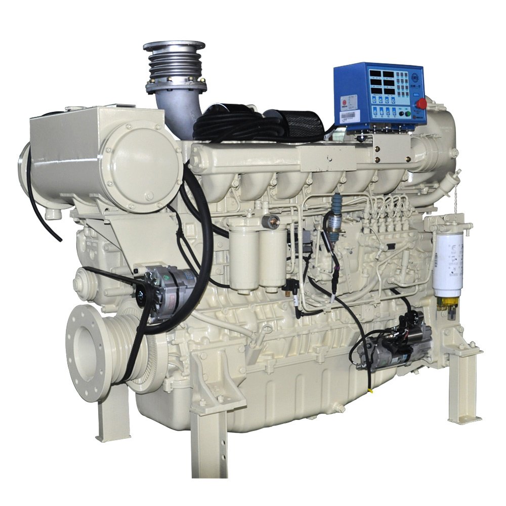 250hp 350hp 400hp 450hp 500hp 550hp Weichai Marine Diesel Engine With Gearbox