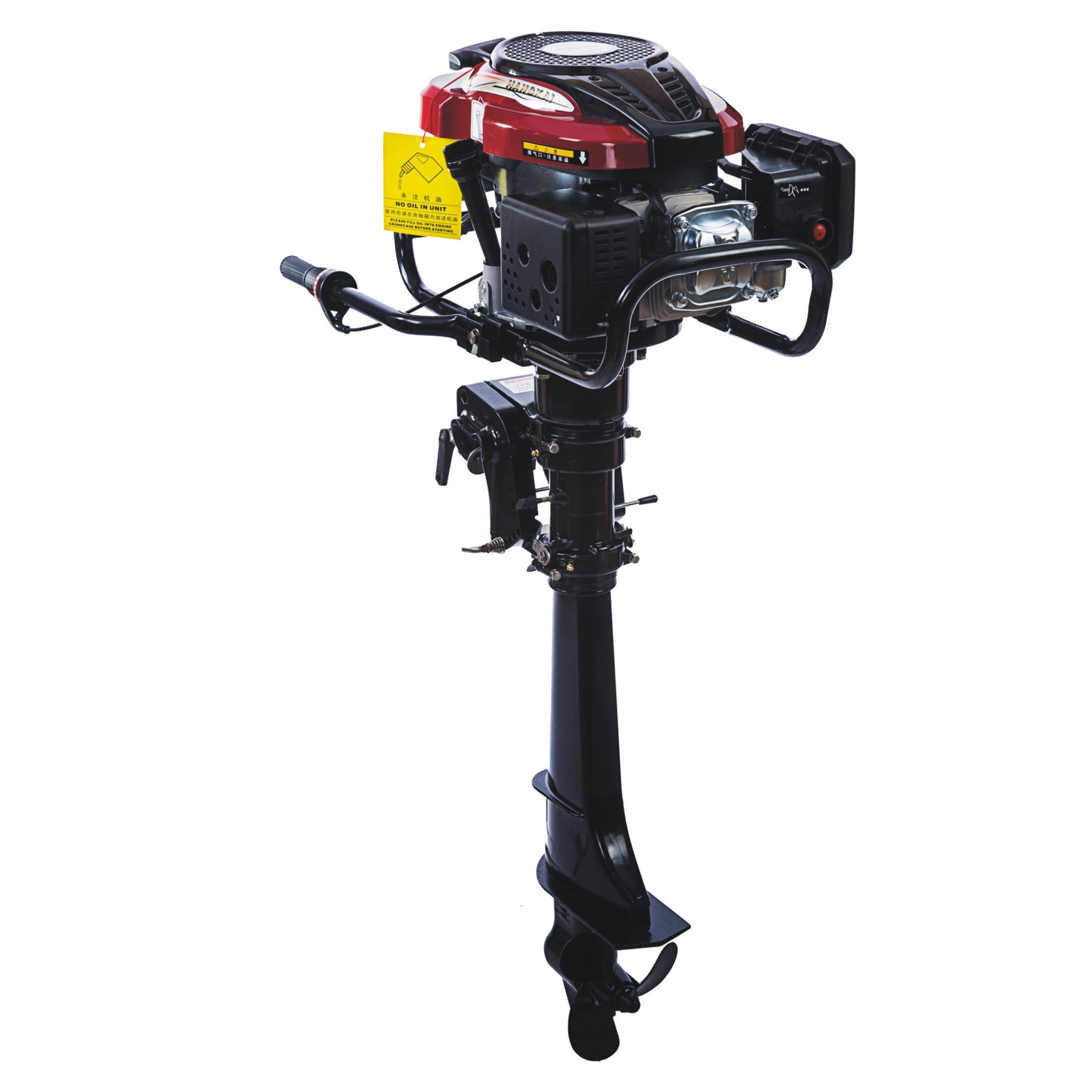 HANGKAI Outboard Motor 4-Stroke 7HP Superior Fishing Boat Engine 196CC Air Cooling Motor Fuera De Borda