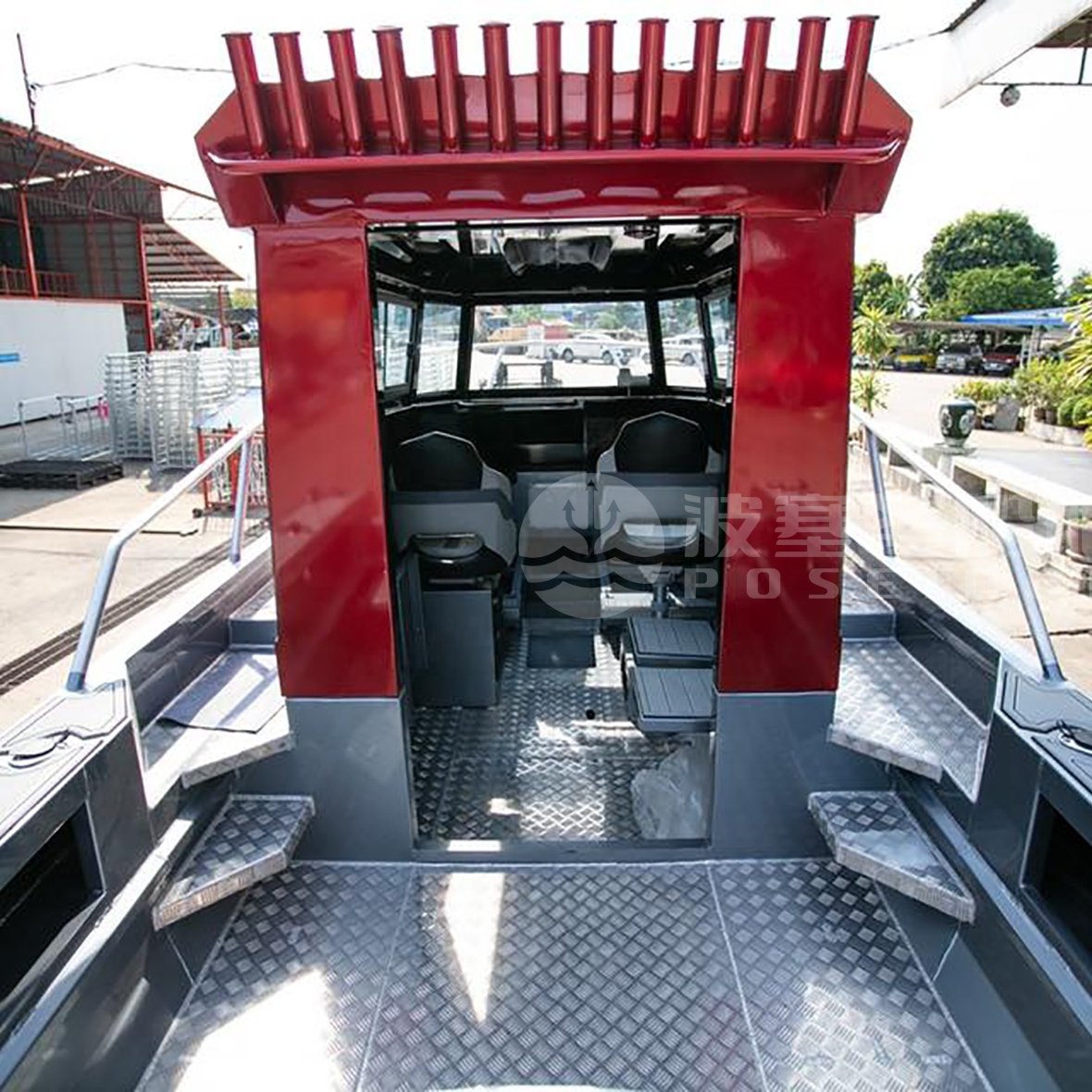 Australia Hot Sales 750 25ft Walkaround Centre Cab Fishing Boat with Engine