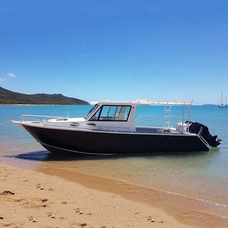 Luxury 9m Power Motor Fishing Lifestyle Yacht Boat with Outboard Engine