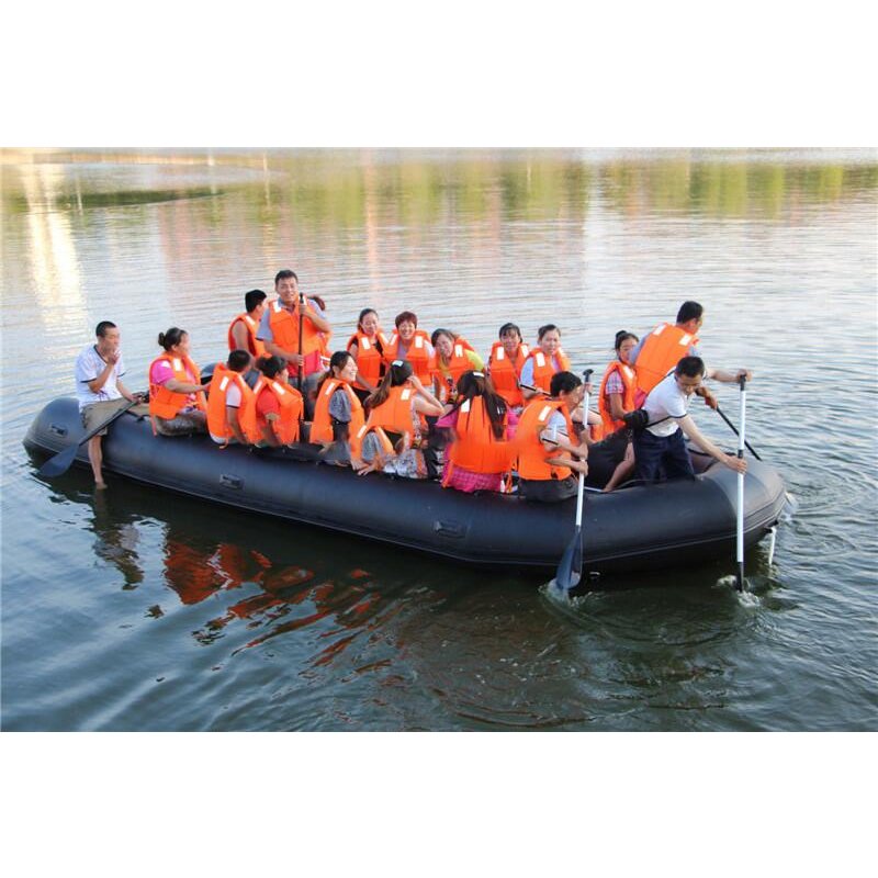 High Quality 40 Passengers Largest Big Pipe Large Long Inflatable Rubber Boat 7 m 8m 9m 10 Meters with Engine