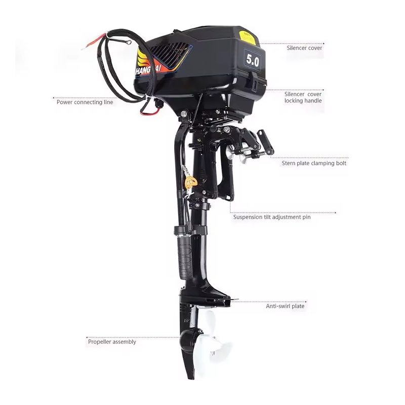 HangKai Electric Outboard Motor Boat Engine Engine Boat 5hp Ship Motor Outboard Engine