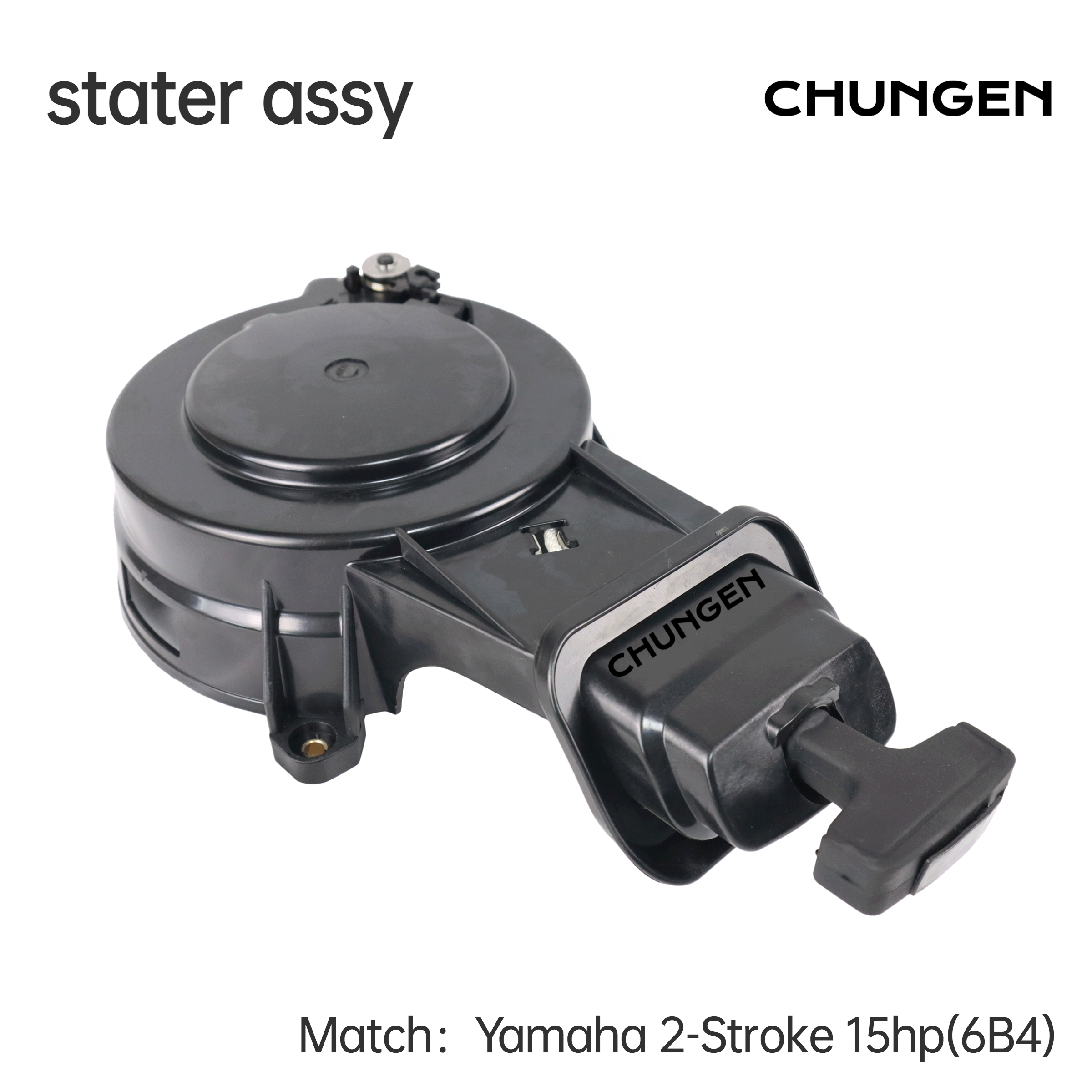 6B4-15710-00 Starter Assy for yamaha 15HP 15D/6B4 E15DMH 2-stroke Outboard Engine Parts Boat Motor