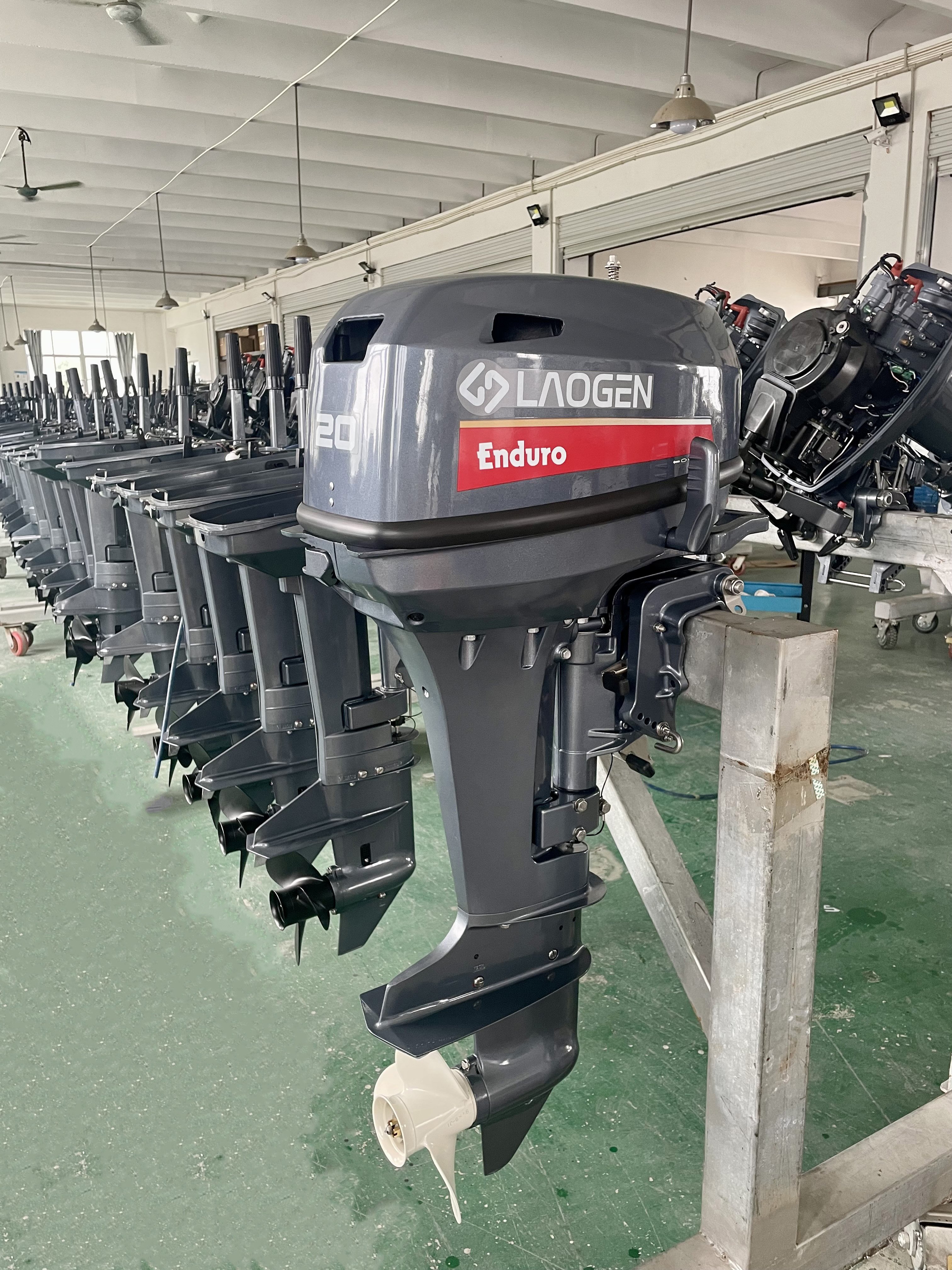 Laogen 6B4 Boat Outboard Engine 2 Stroke Outboard Motor 20hp 15hp Outboard Motor Match Yamaha E15D Out Board Boat Motors