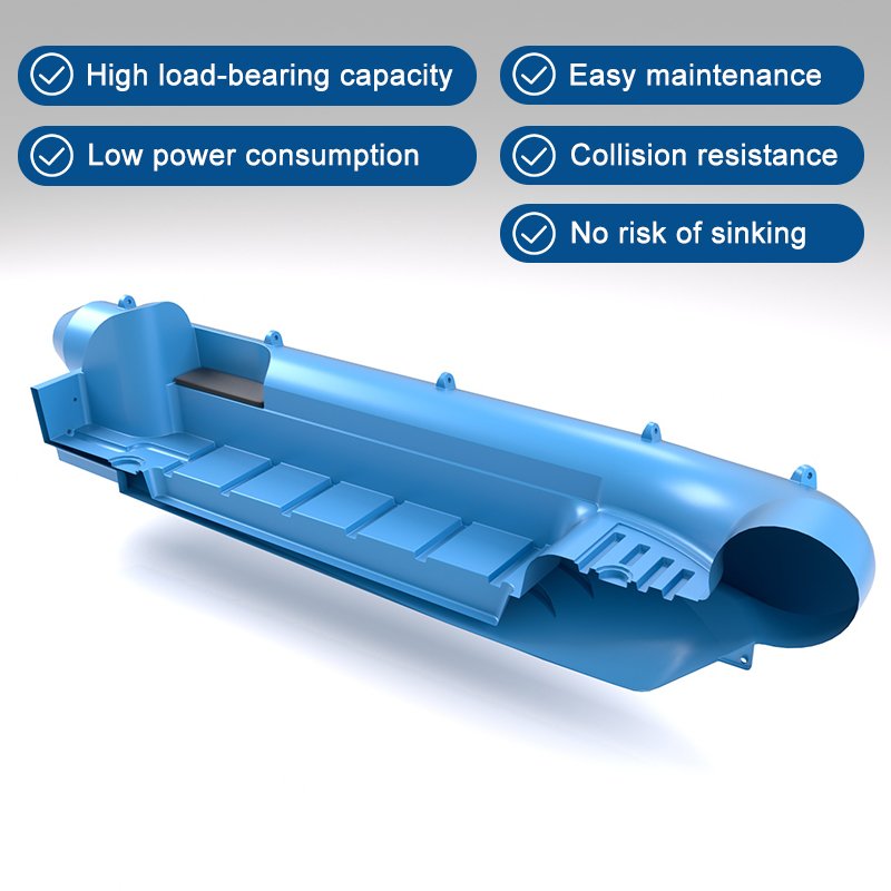 China Factory's Quality Rescue Fishing Boat Plastic RIB on Engine for American Sea Rowing Rotomolded Sea Boats