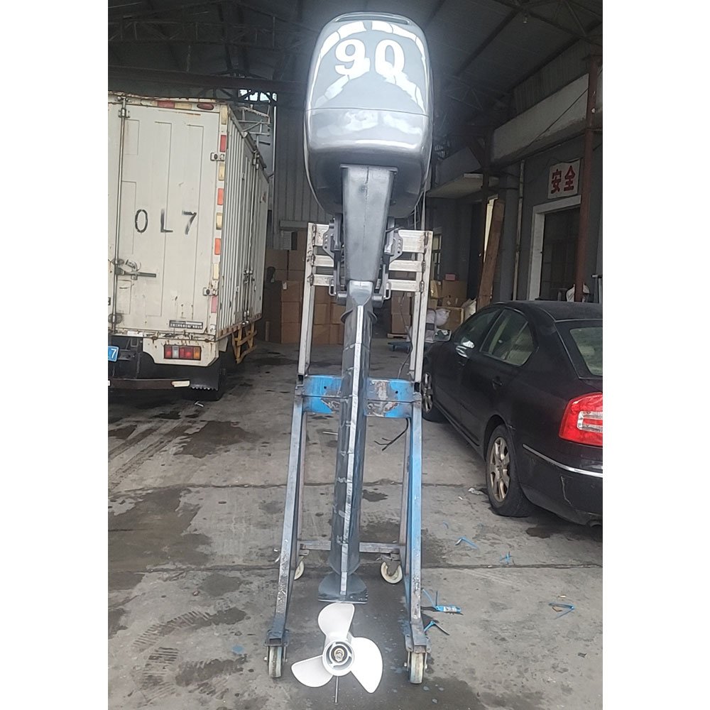 High Quality 4 Stroke 4 Cylinder Water Cooled 90hp Electric Start diesel Outboard Engine for Fishing Boat