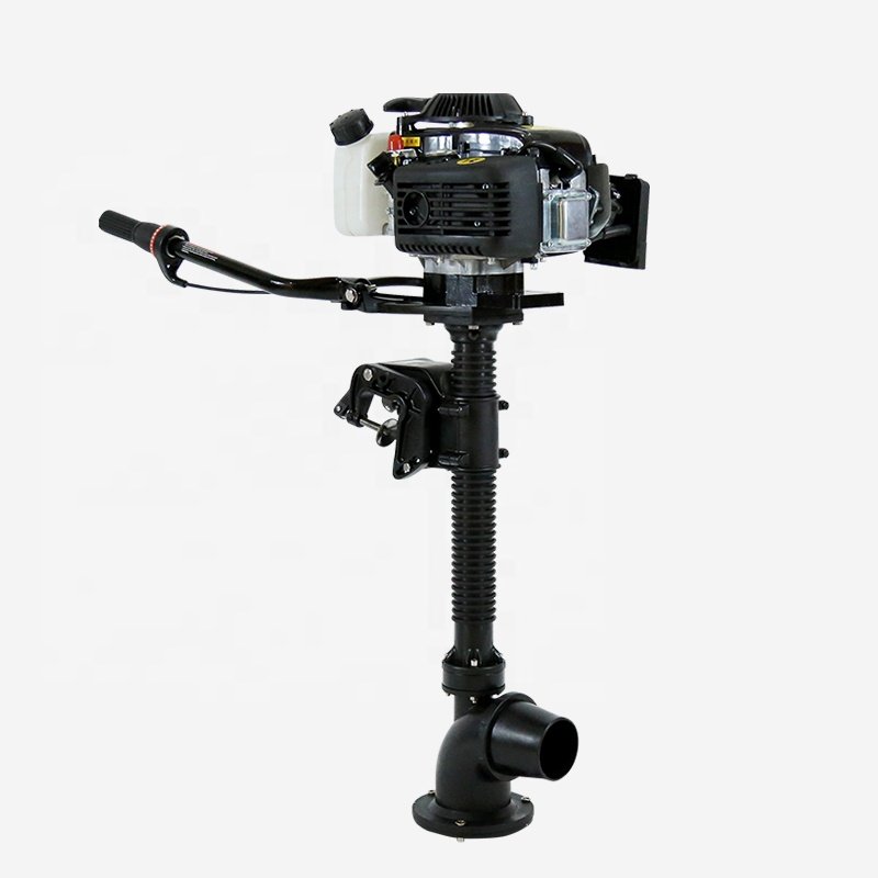 Boat Engine for Sale Hangkai 4 Stroke 4hp Wind Cooling Marine Motor Outboard Motor Engine 4Stroke for Rowing Boats