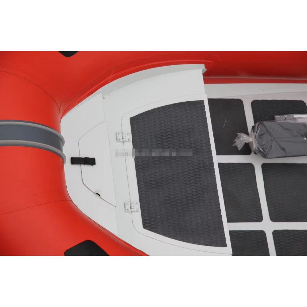 CNWAGNER Inflatable Fiberglass Boat CE Certified for Speed Sports & Fishing Outboard Engine PVC Hull Material