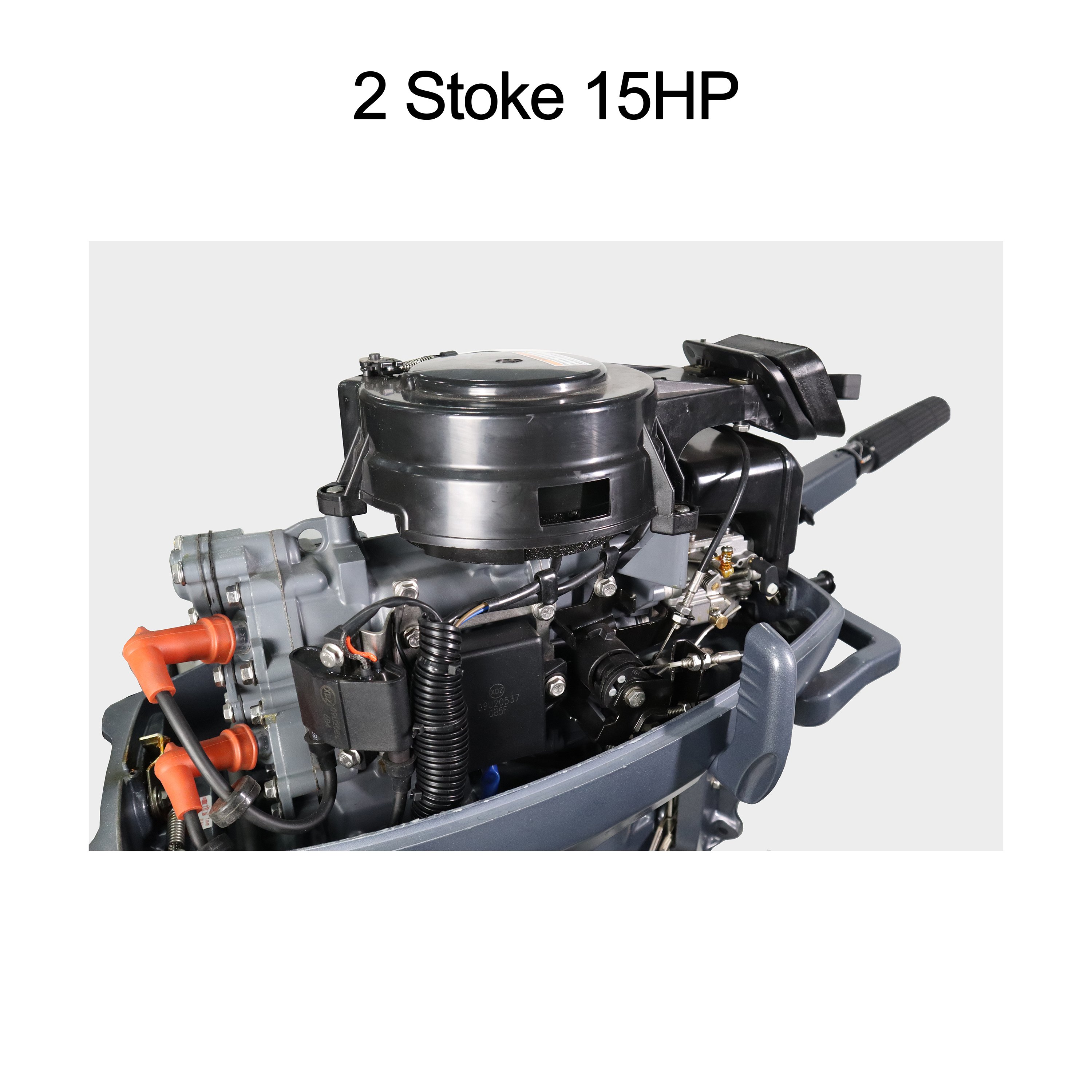 China Laogen Good Quality 15hp Outboard Motor 2 Stroke Match Yamaha E15D Outboard Boat Engine 6B4 15hp Outboard Engine