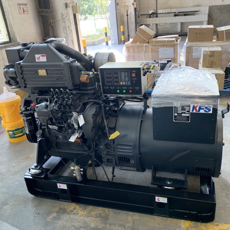 Marine Generator 100kw, Rated Power SC4H Marine diesel Engine with KFS Marine Alternator for Boat