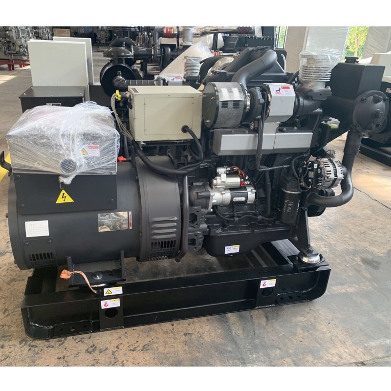 Marine Generator 100kw, Rated Power SC4H Marine diesel Engine with KFS Marine Alternator for Boat