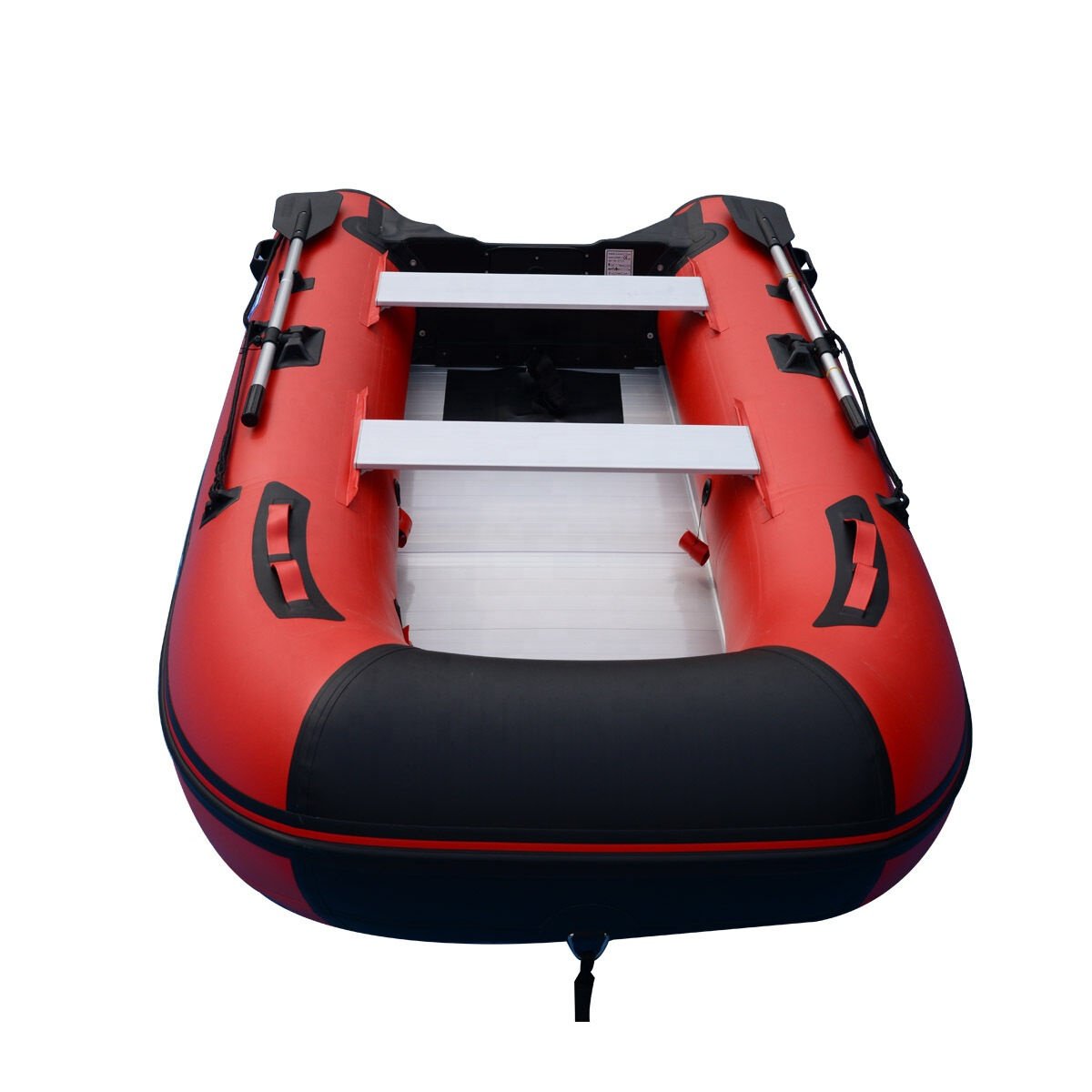 New PVC/ Hypalon Inflatable Dinghy Aluminum Boat for Fishing CE Certified Customizable Design Inflatable Boat with Accessories
