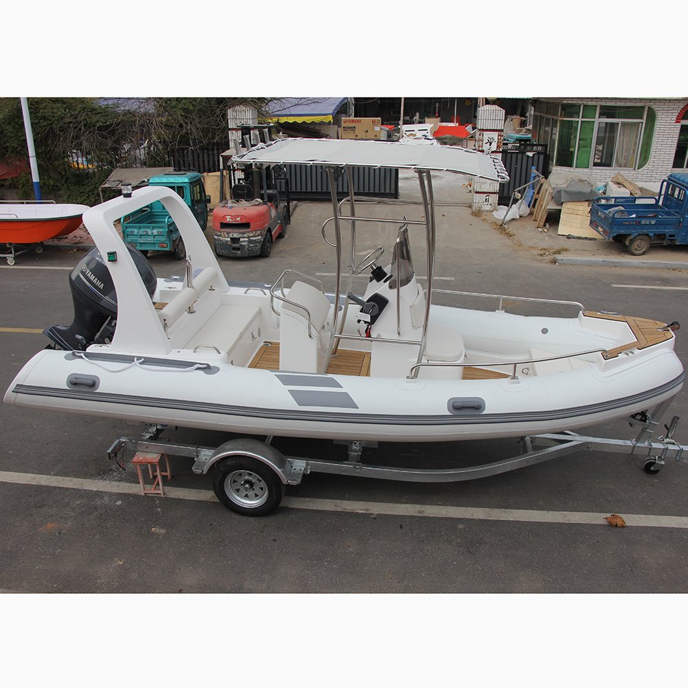 Zhenbo New 115hp 4 Stroke Outboard Motor Boat Engine Rib 580 Hypalon Inflatable Rib Boat 580