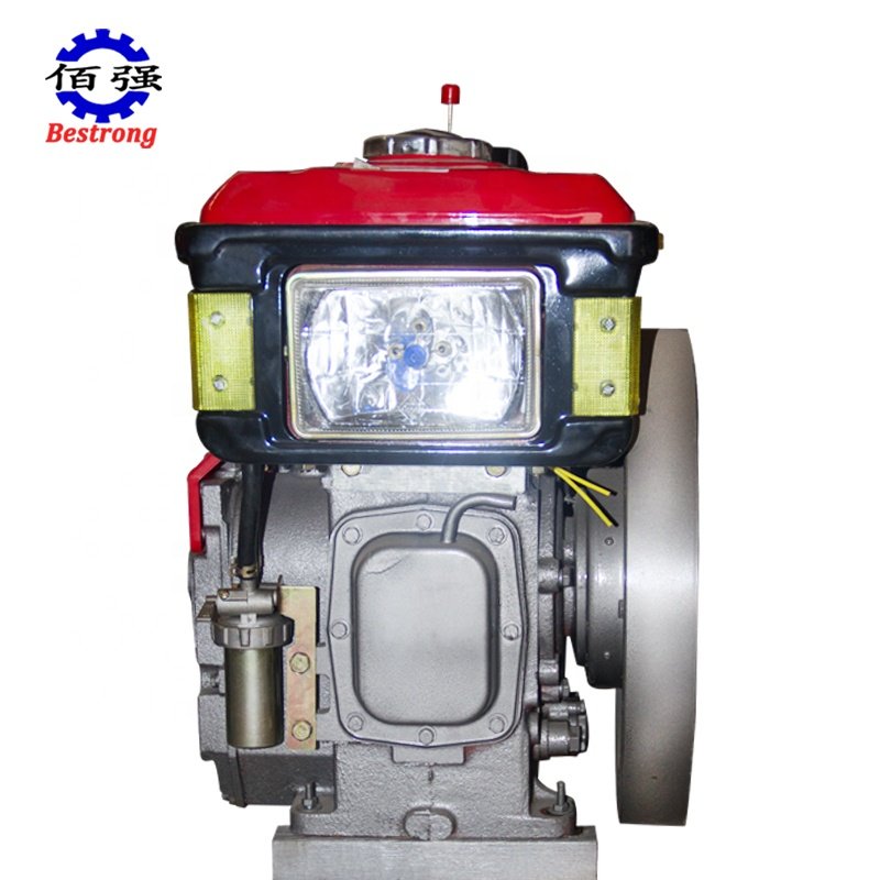 High Quality New 12HP 13HP Four-Stroke Small Single Cylinder Diesel Engine Water-Cooled Agriculture Machinery Direct Injection