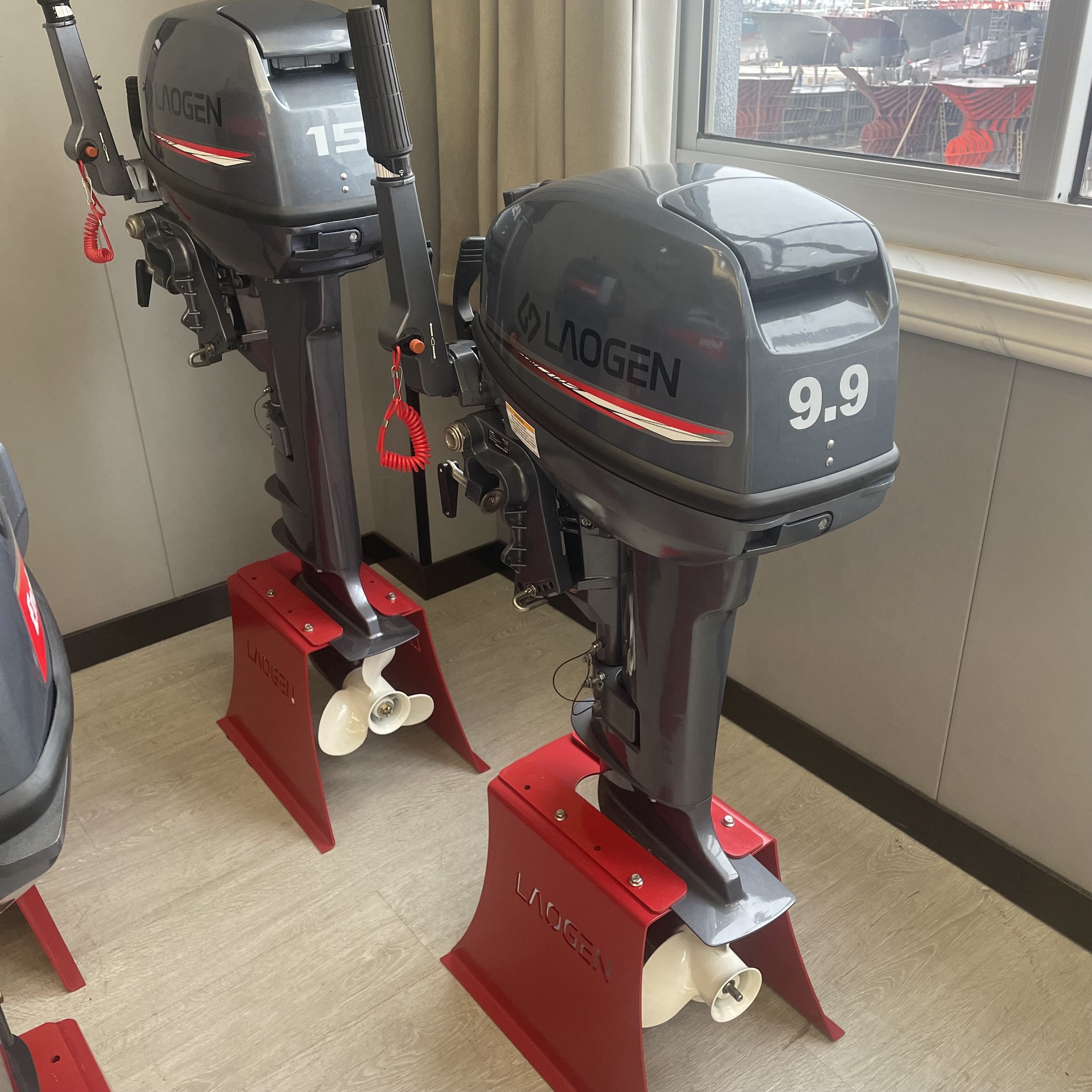 Laogen Boat Motor Outboard Factory 2 Stroke Outboard Motor 9.9hp 15hp Outboard Engine Match Yamaha 9.9F 15F Boat Outboard Engine