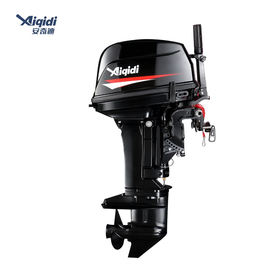 CE Tiller Handle Marine Boat T20 AIQIDI Water-Cooling 2-Stroke 20HP Short/Long Leg Outboard Engine