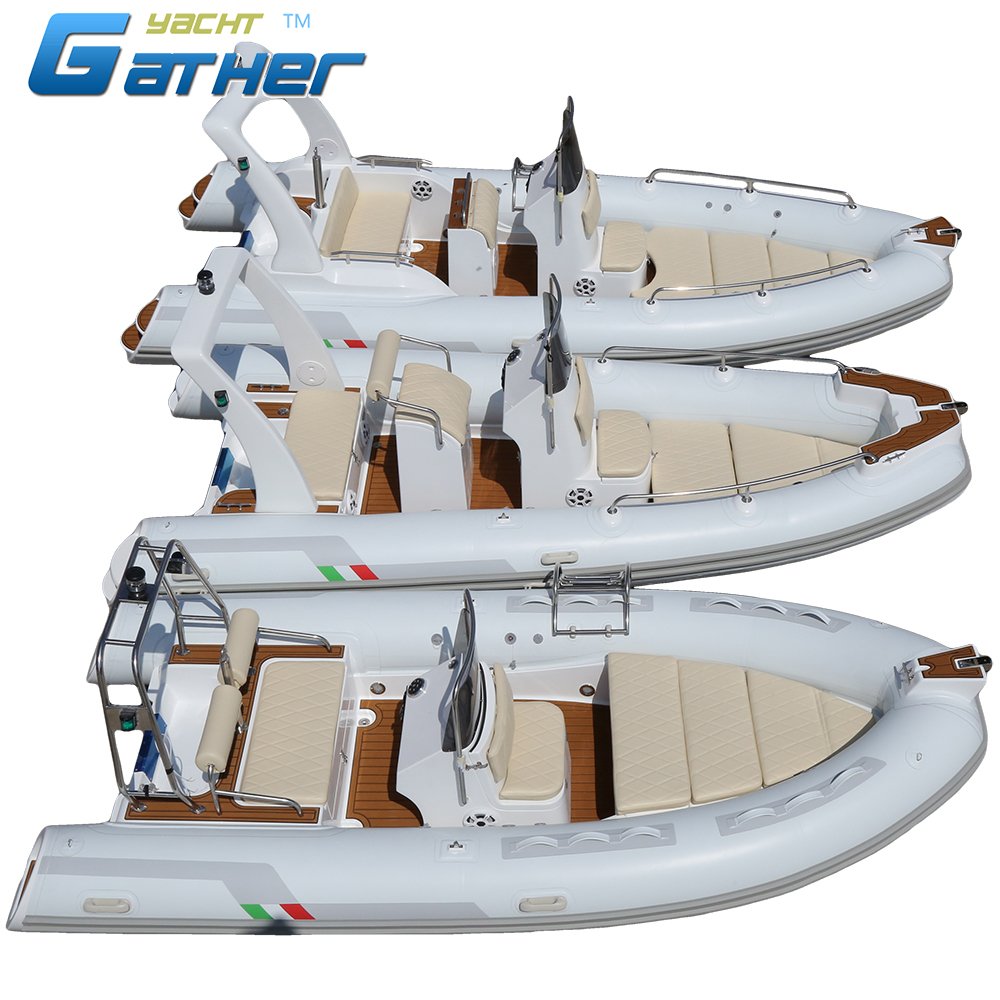 Gather Yacht 16ft Commercial Grade New Style PVC Safe Fishing Boat of Inflatable RIB480 C