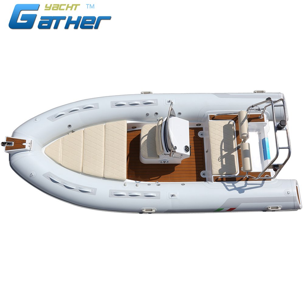 Gather Yacht 16ft Commercial Grade New Style PVC Safe Fishing Boat of Inflatable RIB480 C