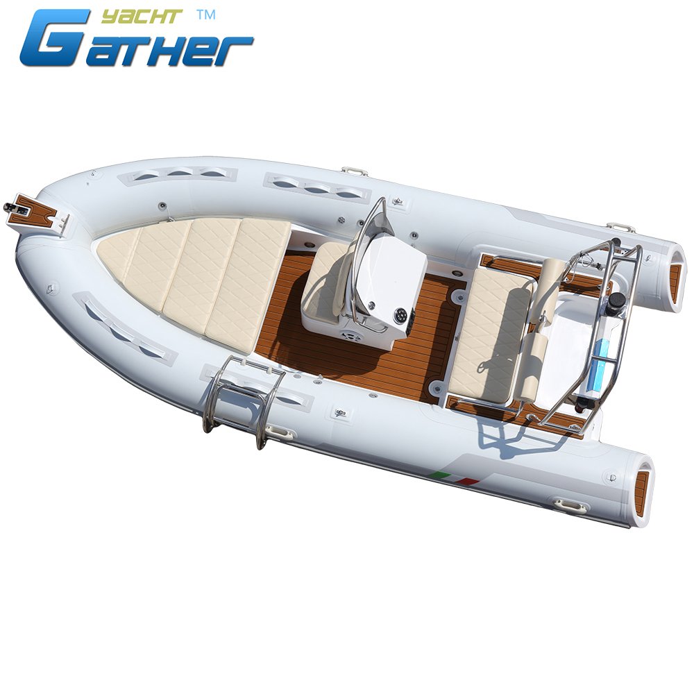 Gather Yacht 16ft Commercial Grade New Style PVC Safe Fishing Boat of Inflatable RIB480 C