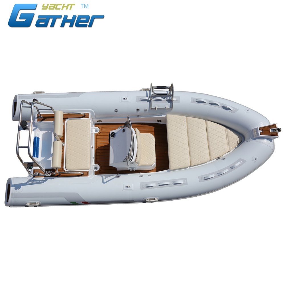 Gather Yacht 16ft Commercial Grade New Style PVC Safe Fishing Boat of Inflatable RIB480 C