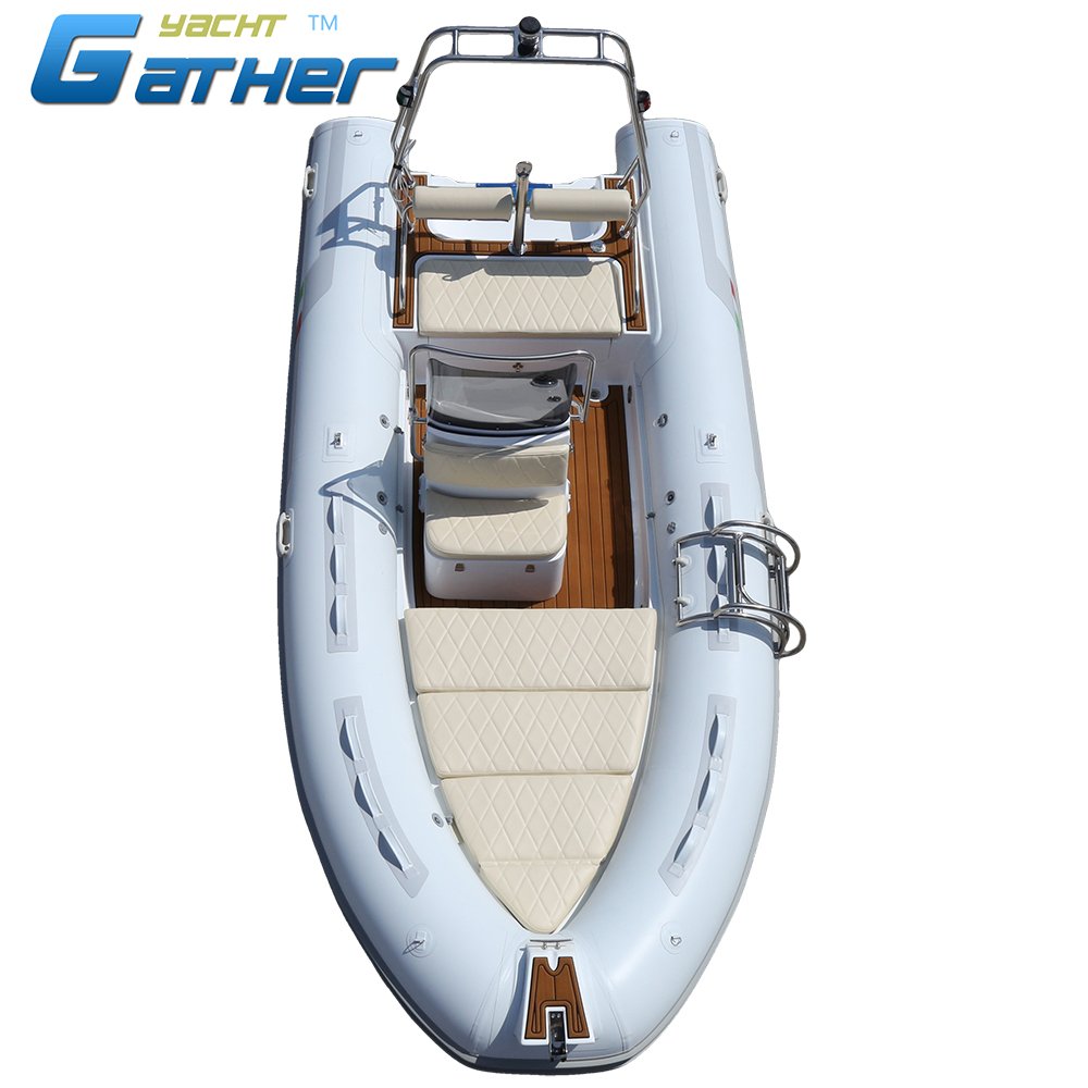 Gather Yacht 16ft Commercial Grade New Style PVC Safe Fishing Boat of Inflatable RIB480 C