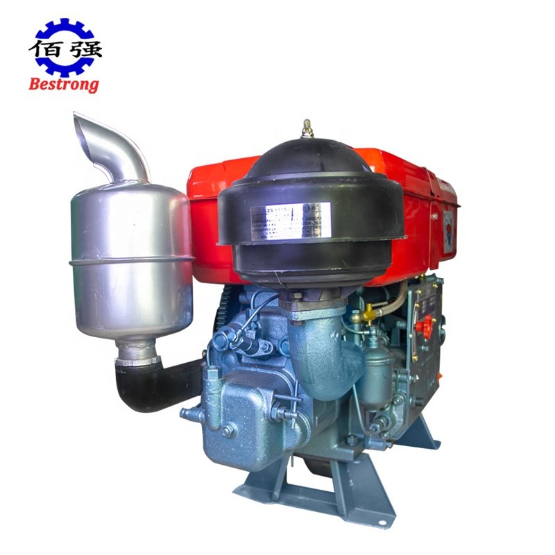 High Quality 20HP 22HP Single Cylinder Diesel Engine Four-Stroke Direct Injection Water-Cooled for Machinery Boats 8L-New