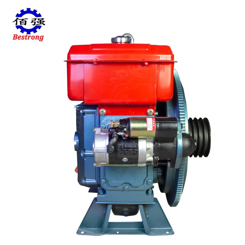 High Quality 20HP 22HP Single Cylinder Diesel Engine Four-Stroke Direct Injection Water-Cooled for Machinery Boats 8L-New